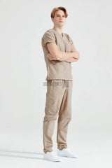 Beige - Men - Scrub Set Classic Flex