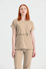 Beige - Women - Scrub Set Classic Flex