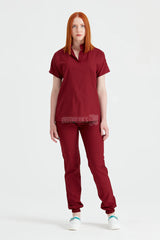 Burgundy - Unisex - Scrub Set Activity