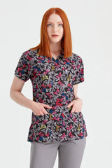 Butterfly Rose - Women - Blouse Elastane with Print