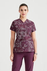 Garnet Camouflage - Women - Blouse Elastane with Print