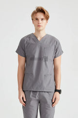 Dark Grey - Men - Scrub Set Classic