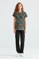 Dinosaur - Women - Blouse with Print