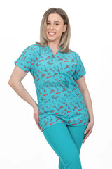 Instruments Medical - Women - Blouse Elastane with Print