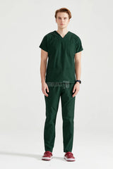 Khaki Green - Men - Scrub Set Classic Flex