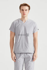 Light Grey - Men - Scrub Set Classic