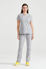 Light Grey - Women - Scrub Set Classic