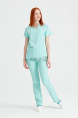 Mint Green - Women - Scrub Set Classic Flex