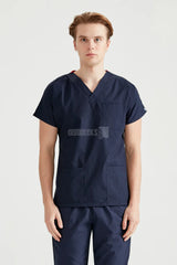 Navy Blue - Men - Scrub Set Classic