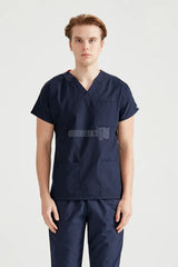 Navy Blue - Men - Scrub Set Classic Flex