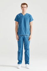 Petrol Blue - Men - Scrub Set Classic Flex
