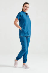 Petrol Blue - Unisex - Scrub Set Activity