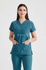 Petrol Green - Women - Scrub Set Classic