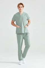 Pistaccio Green - Men - Scrub Set Classic Flex