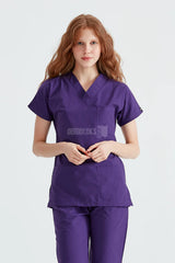 Purple - Women - Scrub Set Classic