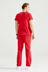 Red - Men - Scrub Set Classic
