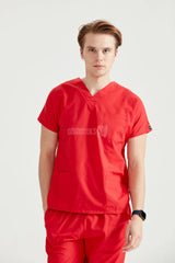 Red - Men - Scrub Set Classic Flex