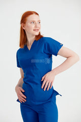 Royal Blue - Women - Scrub Set Classic Flex