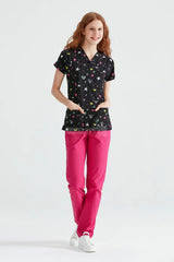 Stars - Women - Blouse Elastane with Print