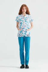 Teeth and Toothpaste - Women - Blouse with Print