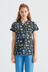 Virus - Women - Blouse Elastane with Print