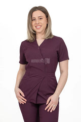 Garnet - Women - Belted Scrub Set Elastane