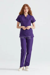 Purple - Women - Trousers Classic