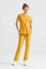 Yellow - Women - Trousers Classic