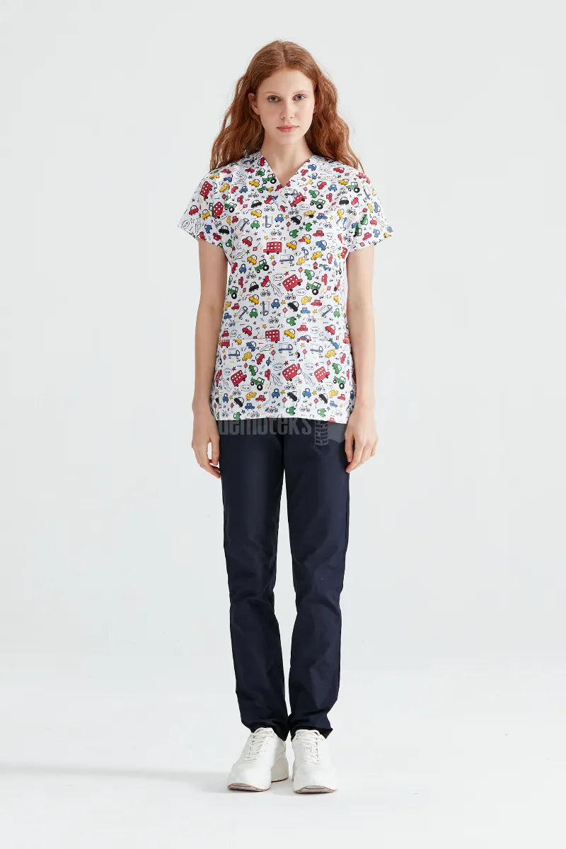 Cars - Women - Blouse with Print