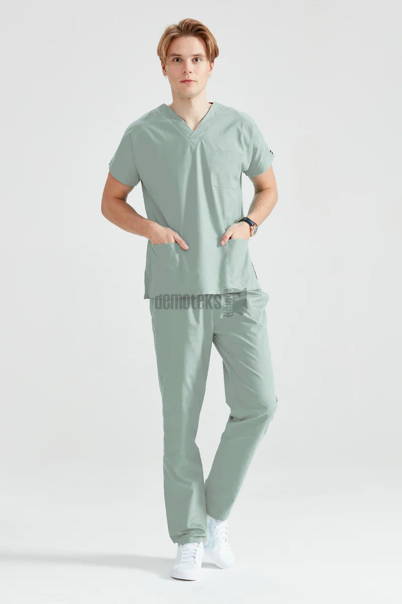 Duck Egg Green - Men - Scrub Set Classic