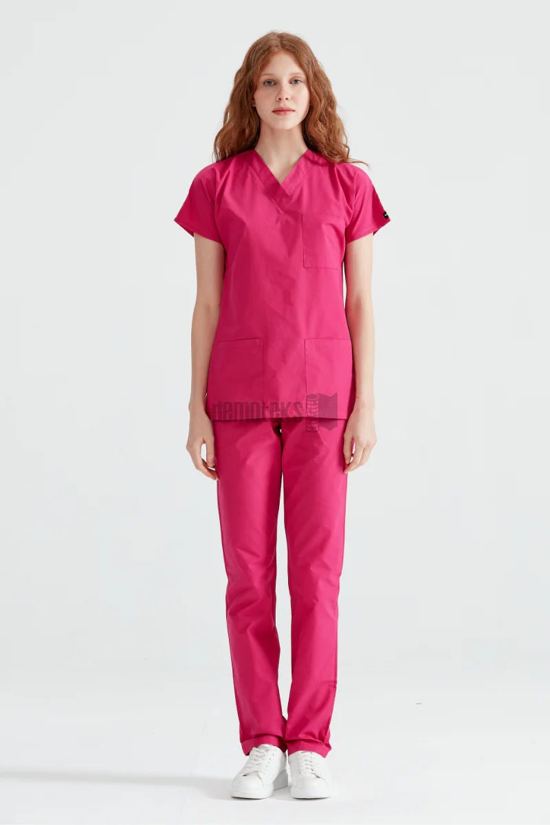 Fuchsia - Women - Scrub Set Classic