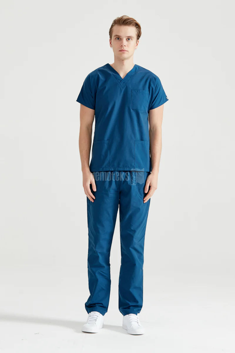 Indigo Blue - Men - Scrub Set Classic