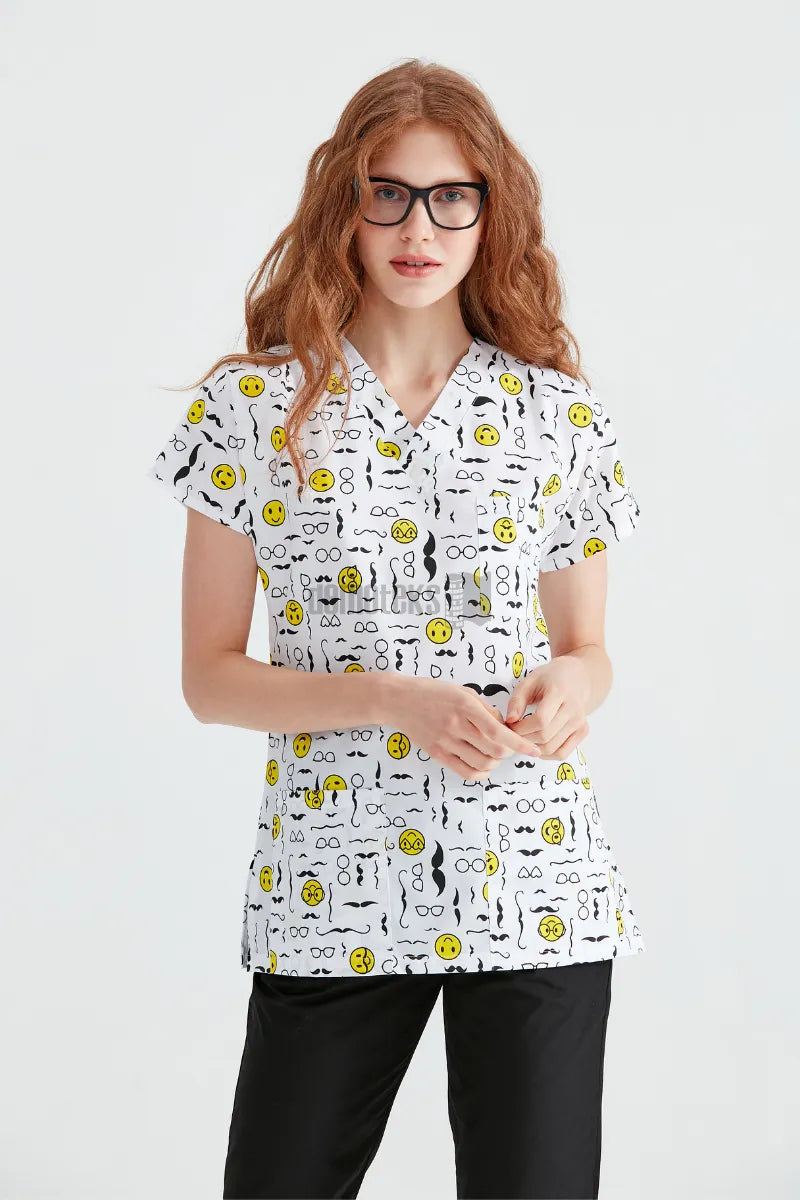 Moustache - Women - Blouse with Print