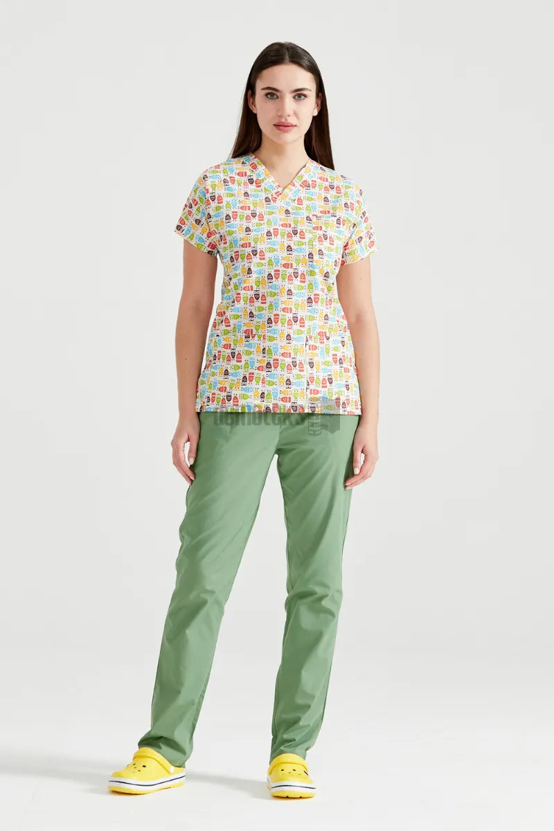 Owl - Women - Blouse with Print