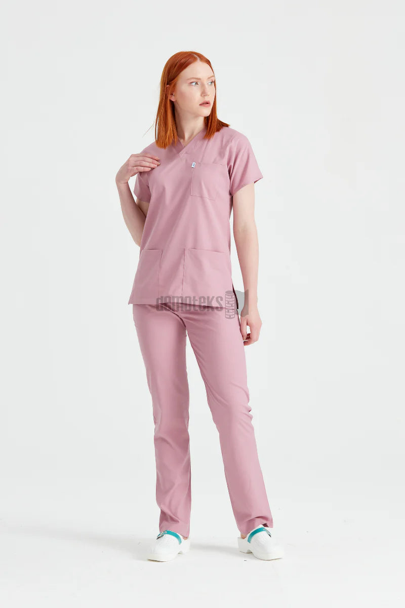 Rose Pudra - Women - Scrub Set Classic Flex
