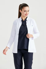 Fehér laboratóriumi köpeny - Női - Dr. Tunica Short