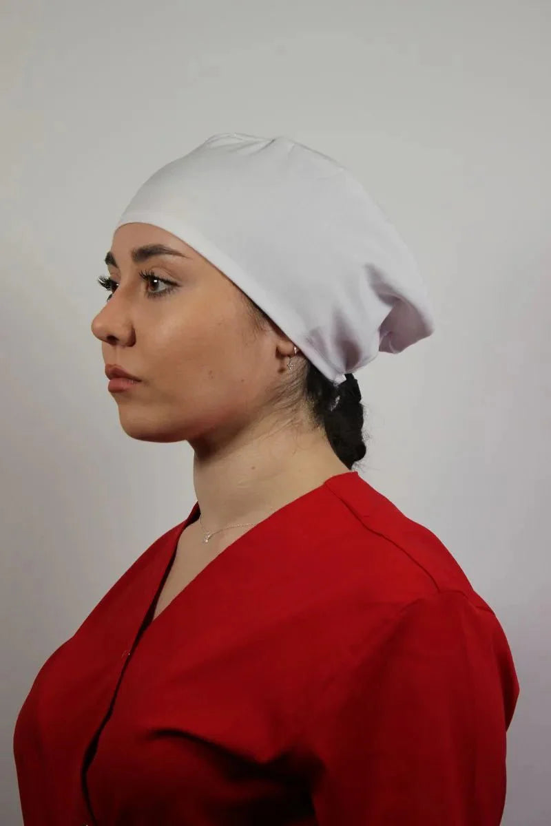 Λευκό Unisex Ιατρικό Σκούφο – Χειρουργικό Καπέλο Βασικό Χρώμα